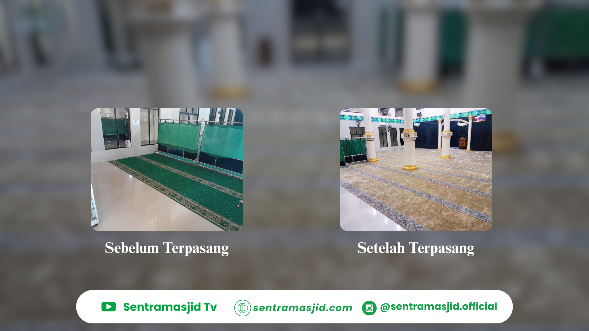 Blog Sentra Masjid Pemasangan Karpet Di Masjid Nurul Ummah, Lampung Utara