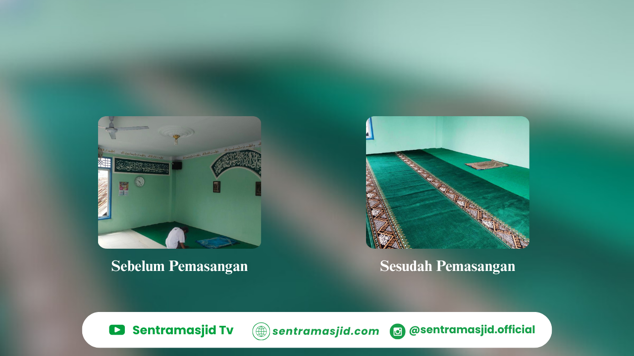 Blog Sentra Masjid Pemasangan Karpet Di Masjid Nurul Amin, Bandar Lampung